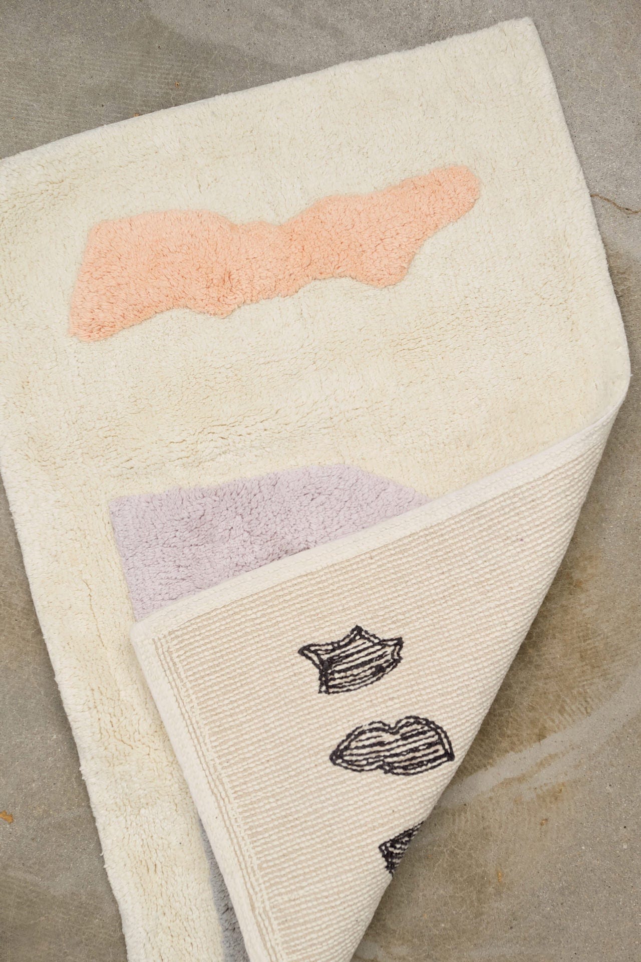 Cold Picnic Home Bath Accessories Talking Rocks Bathmat 30" L X 20" W