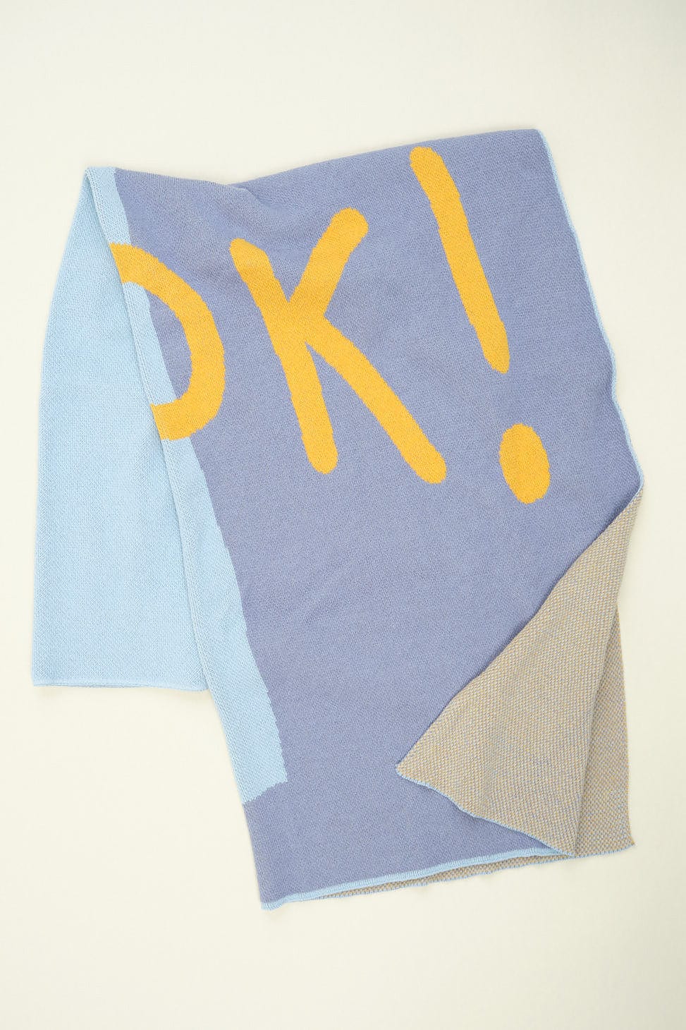 You're Ok I'm Ok Knitted Blanket