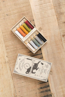 Daiyo Home Candle Holders Colorful Rice Wax Candles Gift Set