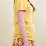 Side of Moon T Shirt in Yellow