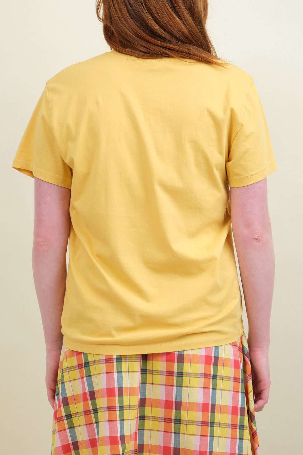 Back of Moon T Shirt in Yellow