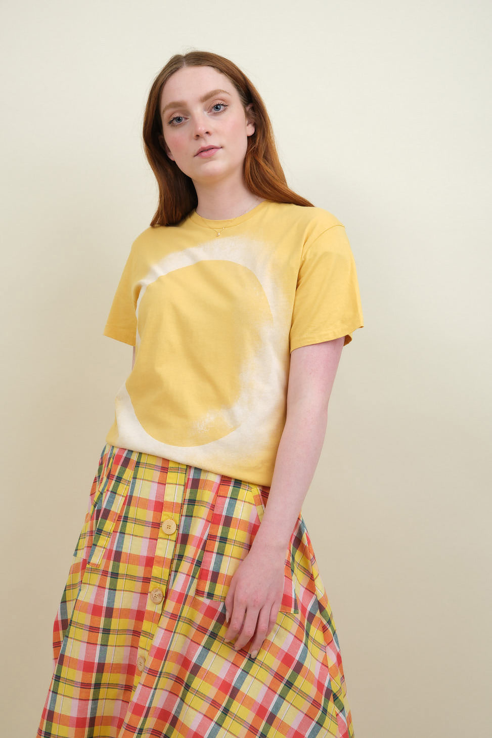 Moon T Shirt in Yellow