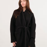 Lauren Manoogian Apparel Womens Sweaters Coto Cardigan in Black