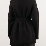 Lauren Manoogian Apparel Womens Sweaters Coto Cardigan in Black