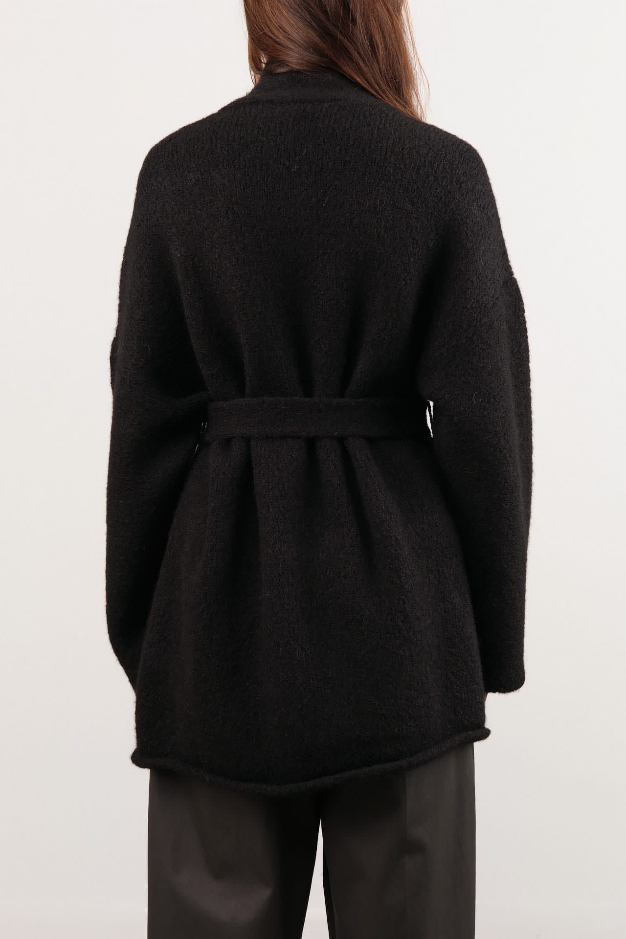 Lauren Manoogian Apparel Womens Sweaters Coto Cardigan in Black