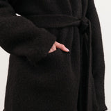 Lauren Manoogian Apparel Womens Sweaters Coto Cardigan in Black