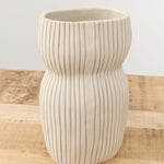 Cym Warkov Ceramics Home Kitchen Vases Large Oval Curvy 2.0 Vase Cream