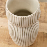 Cym Warkov Ceramics Home Kitchen Vases Large Round Curvy 2.0 Vase Cream