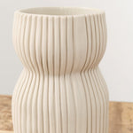 Cym Warkov Ceramics Home Kitchen Vases Large Round Curvy 2.0 Vase Cream