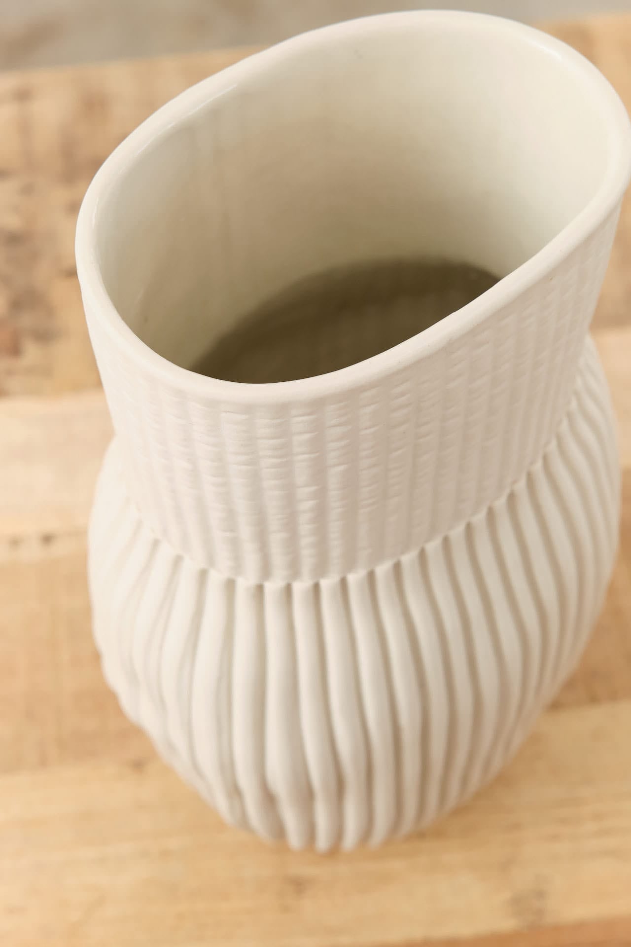 Cym Warkov Ceramics Home Kitchen Vases Large Series 02 Bottle Vase Cream