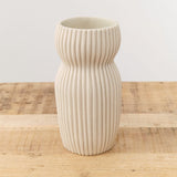 Cym Warkov Ceramics Home Kitchen Vases Medium Round Curvy 2.0 Vase Cream