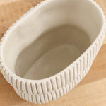 Cym Warkov Ceramics Home Kitchen Vases Small Oval Curvy 2.0 Vase Cream