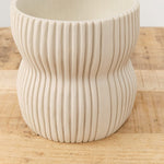 Cym Warkov Ceramics Home Kitchen Vases Small Round Curvy 2.0 Vase Cream