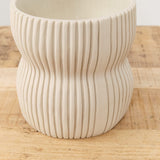 Cym Warkov Ceramics Home Kitchen Vases Small Round Curvy 2.0 Vase Cream