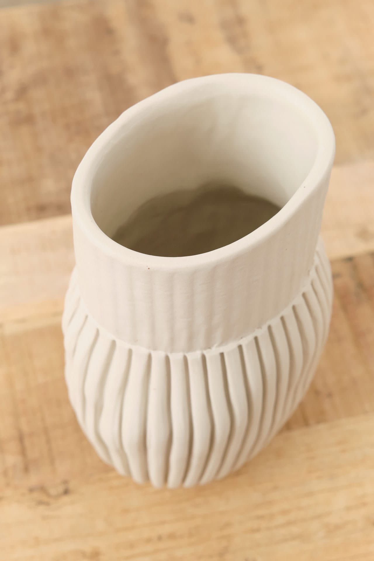 Cym Warkov Ceramics Home Kitchen Vases Small Series 02 Bottle Vase Cream