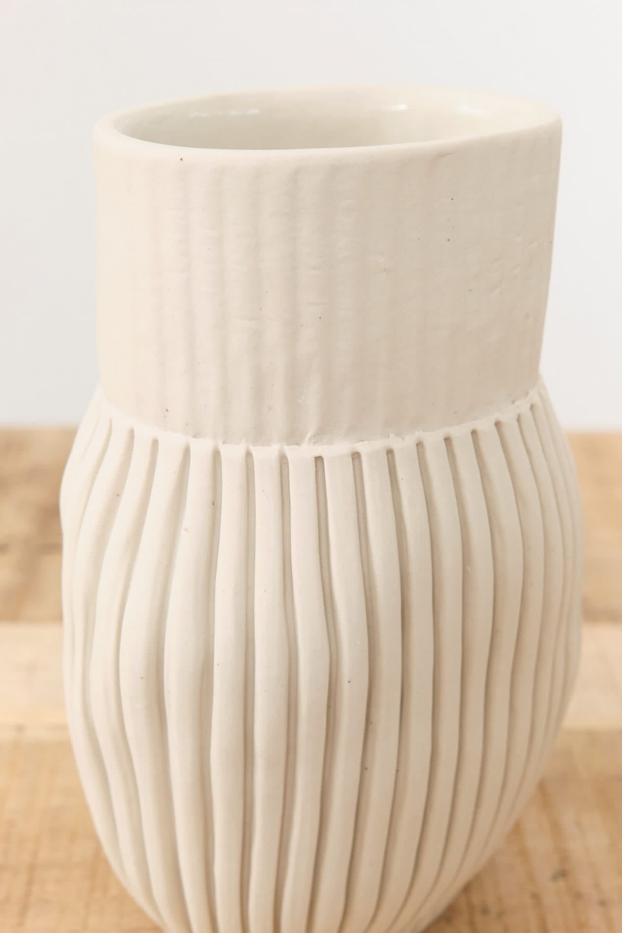 Cym Warkov Ceramics Home Kitchen Vases Small Series 02 Bottle Vase Cream
