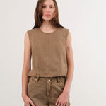 Dala Apparel Womens Blouses Angle Tank