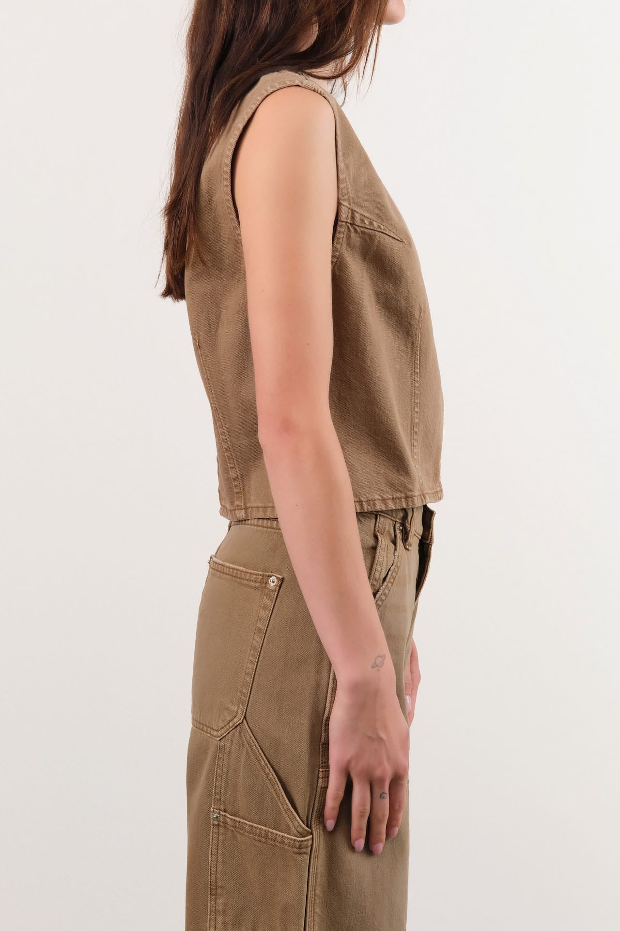 Dala Apparel Womens Blouses Angle Tank