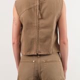 Dala Apparel Womens Blouses Angle Tank