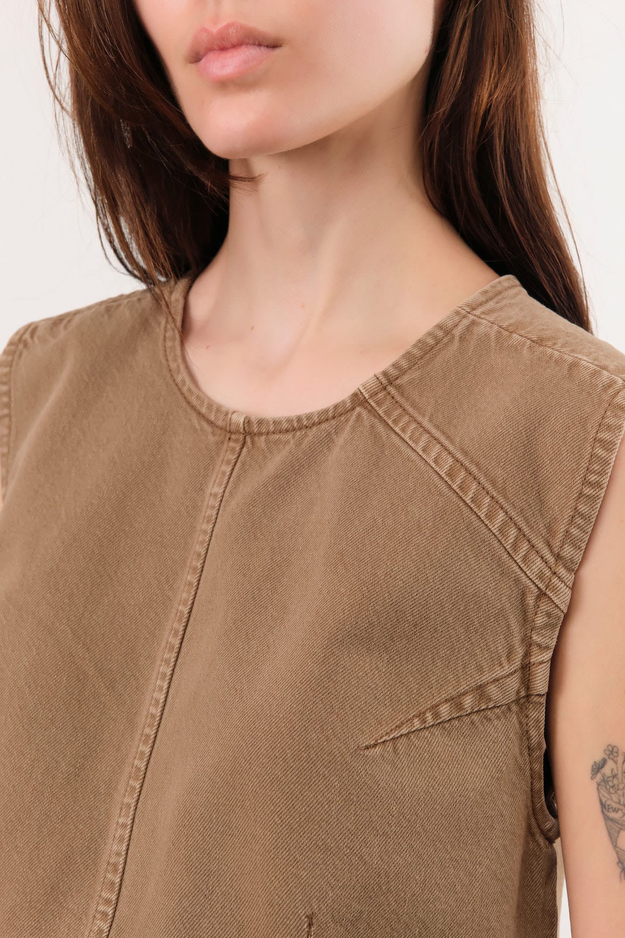 Dala Apparel Womens Blouses Angle Tank