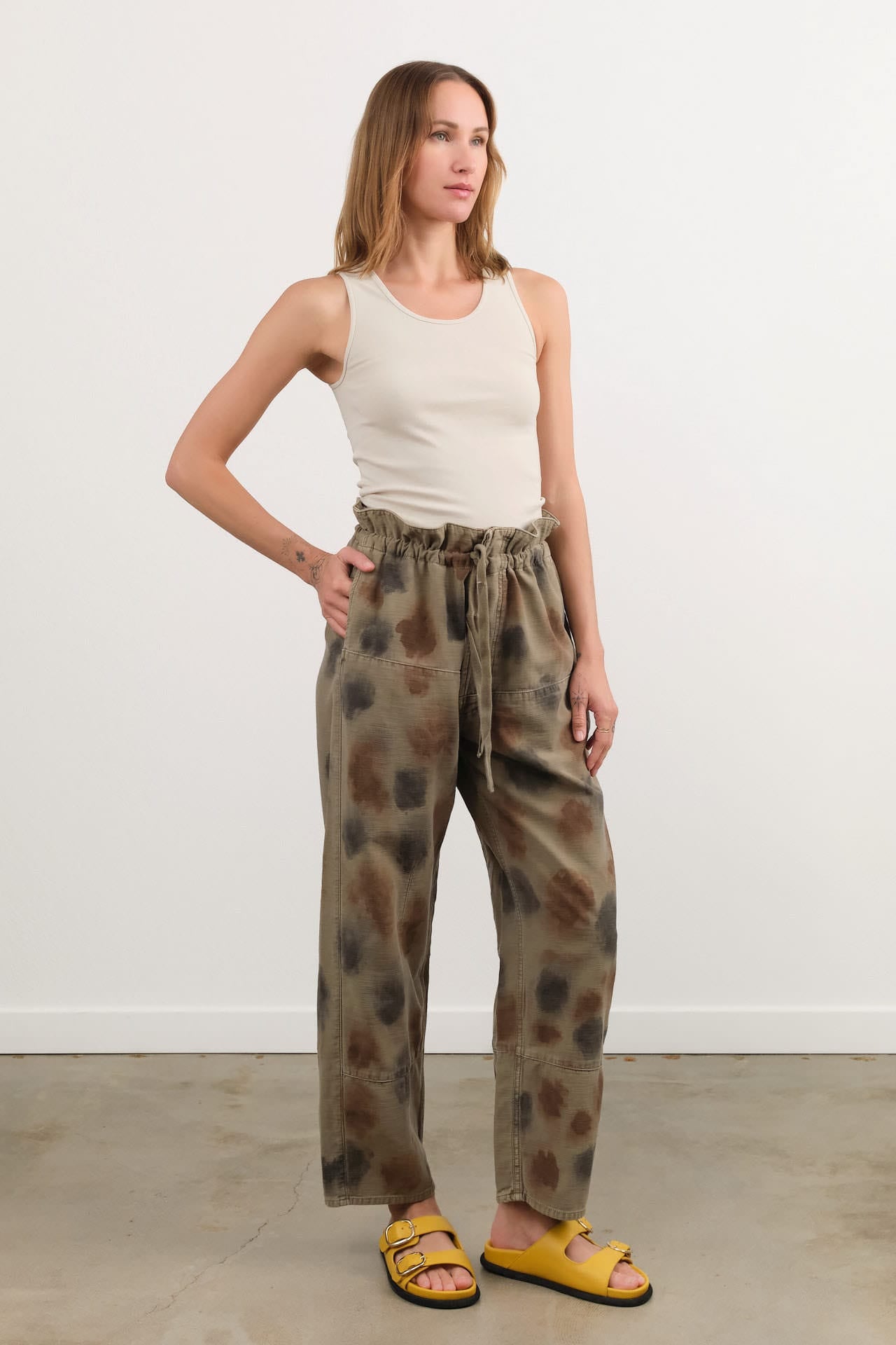 Dala Apparel Womens Pants Breeze Paperbag Pant