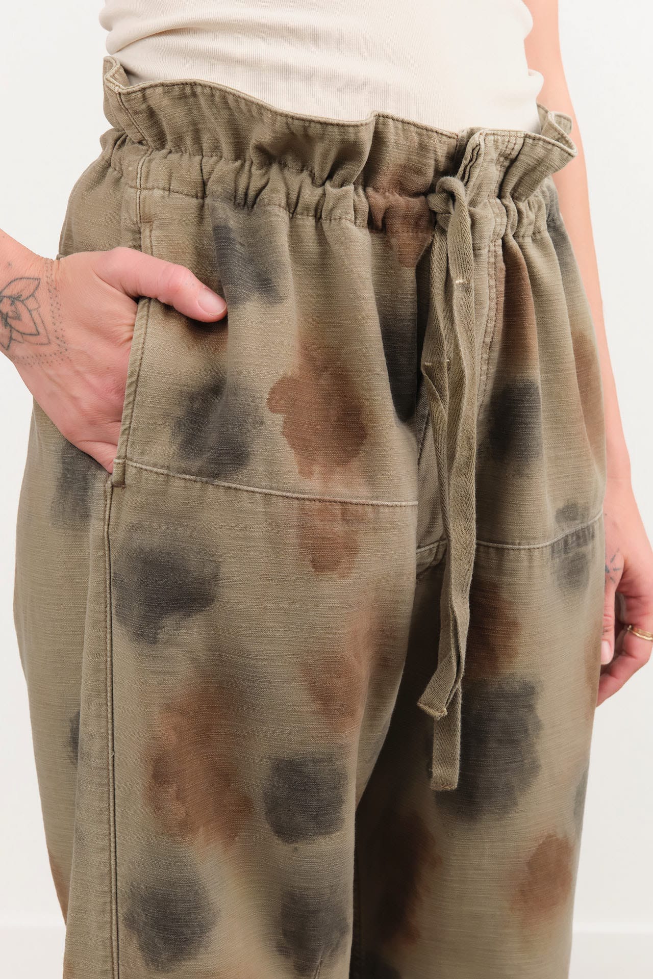 Dala Apparel Womens Pants Breeze Paperbag Pant