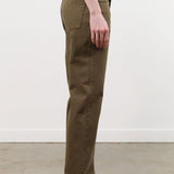 Dala Apparel Womens Denim Calla Mid Rise Ankle Jeans in Dark Olive