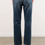 Dala Apparel Womens Denim Calla Straight Ankle Jean in Archive Blue