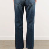 Dala Apparel Womens Denim Calla Straight Ankle Jean in Archive Blue