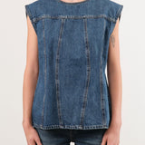 Dala Apparel Womens Blouses Closed Back Top