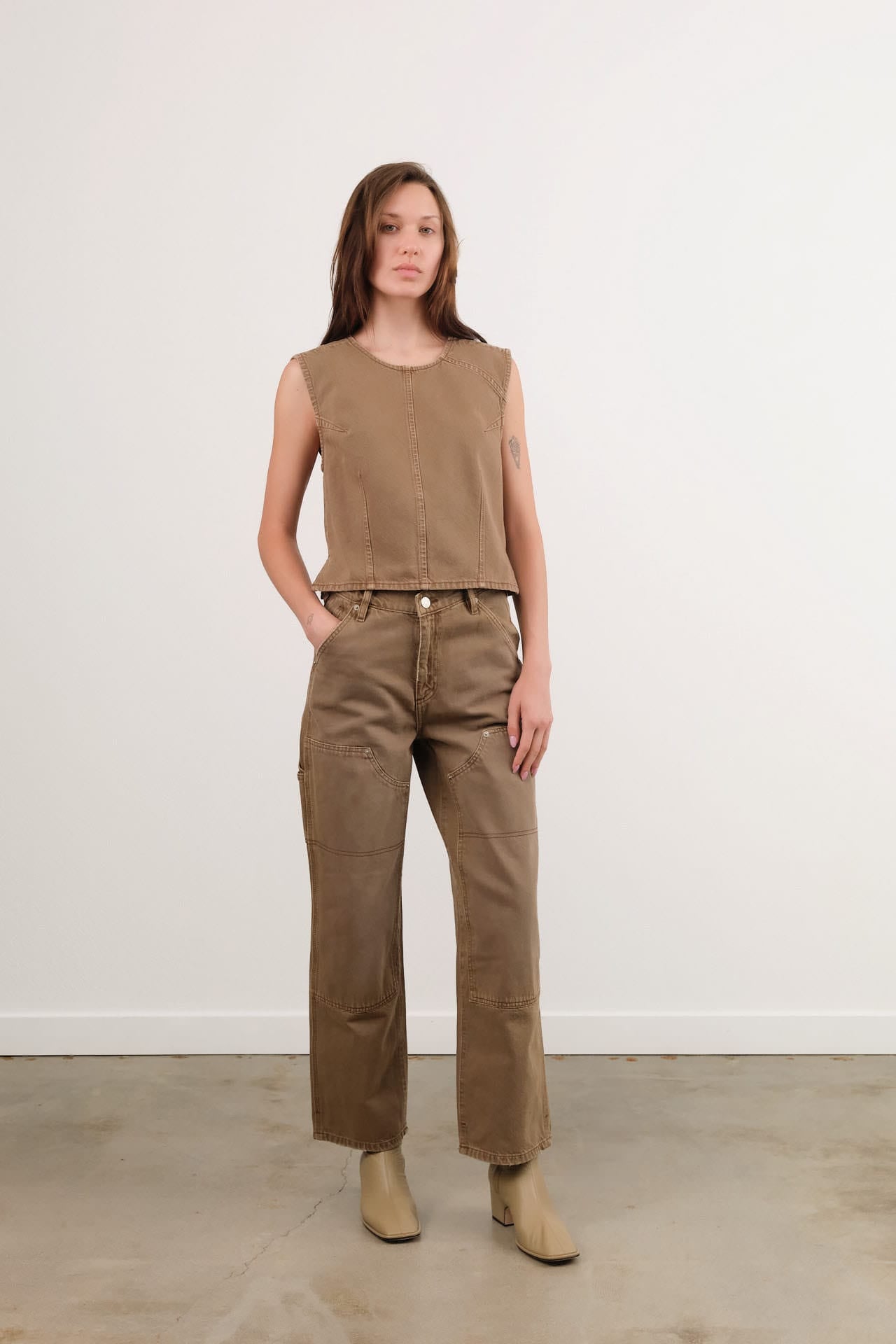 Dala Apparel Womens Denim Dove Carpenter Jean
