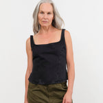 Dala Apparel Womens Blouses Quiet Corset in Hurricane
