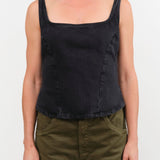 Dala Apparel Womens Blouses Quiet Corset in Hurricane