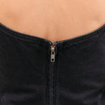Dala Apparel Womens Blouses Quiet Corset in Hurricane