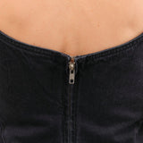 Dala Apparel Womens Blouses Quiet Corset in Hurricane