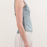 Dala Apparel Womens Blouses Quiet Corset in Pacifica