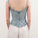 Dala Apparel Womens Blouses Quiet Corset in Pacifica