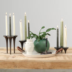 DBO Home Short Bronze Stake Candle Stick Holder