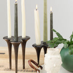 DBO Home Tall Bronze Stake Candle Stick Holder