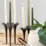 DBO Home Tall Bronze Stake Candle Stick Holder