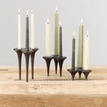 DBO Home Medium Bronze Stake Candle Stick Holder