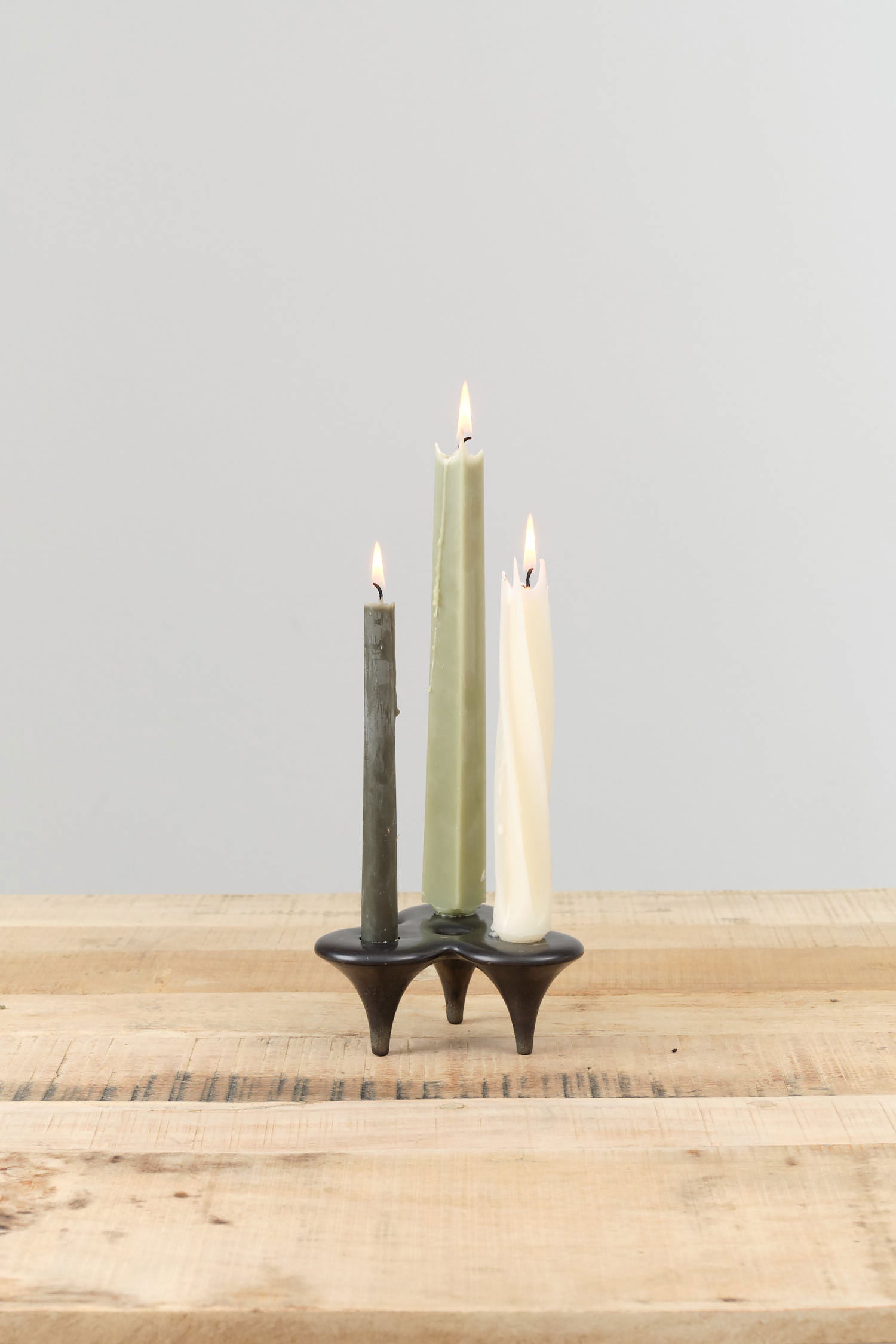 Short Bronze Stake Candle Stick Holder by DBO Home