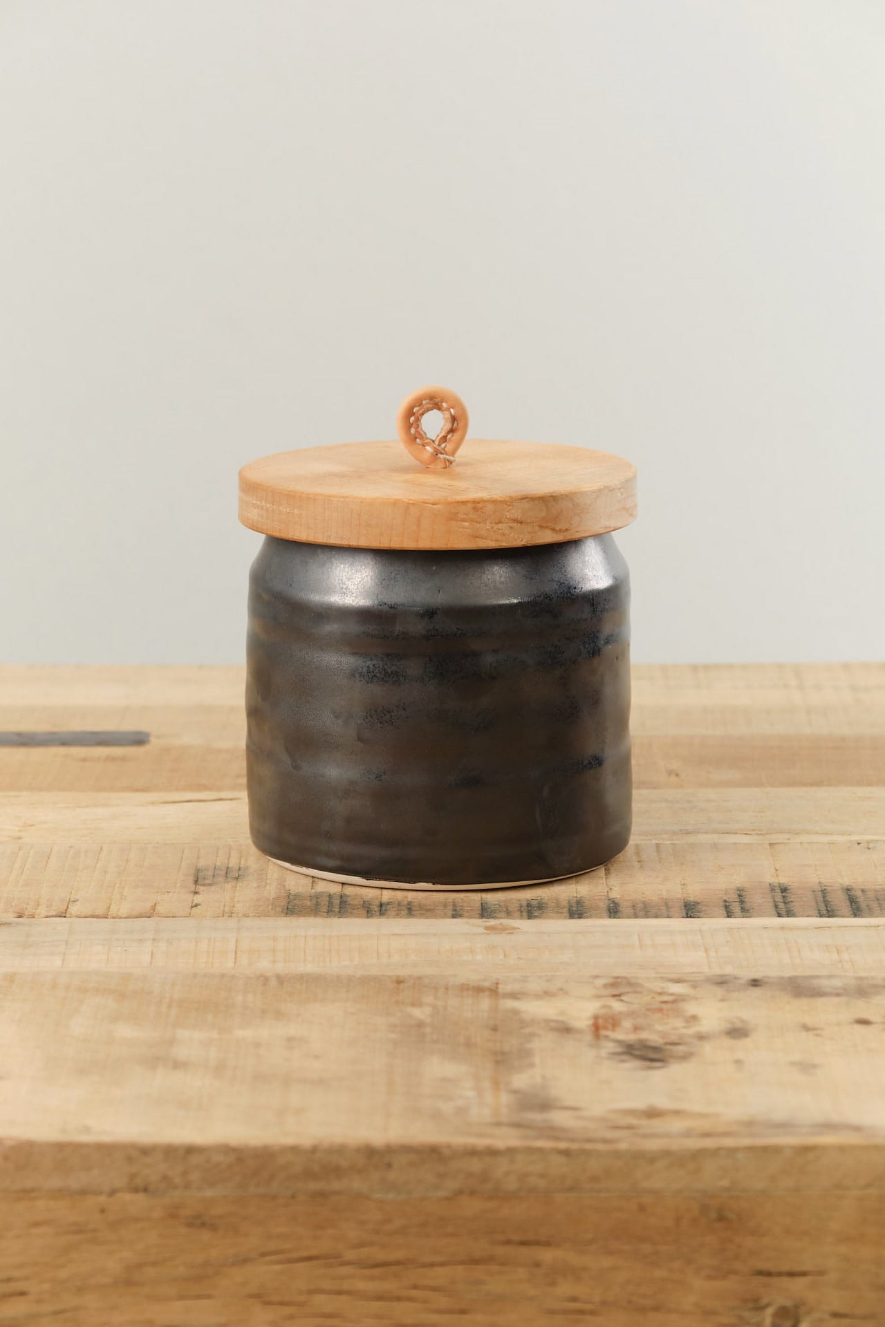 DBO Home Home Vessels Large Bare Lidded Vessel in Mussel Mussel