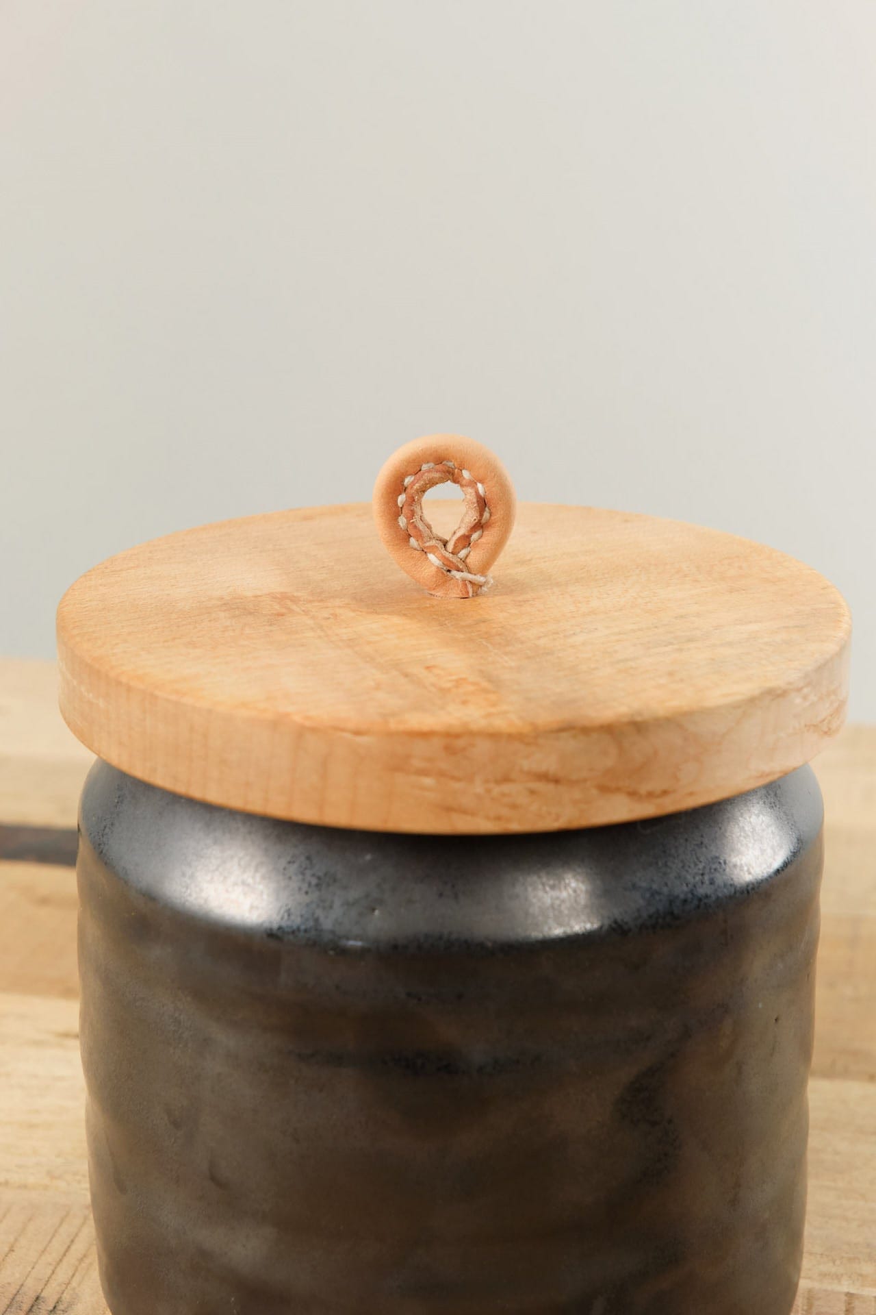 DBO Home Home Vessels Large Bare Lidded Vessel in Mussel Mussel