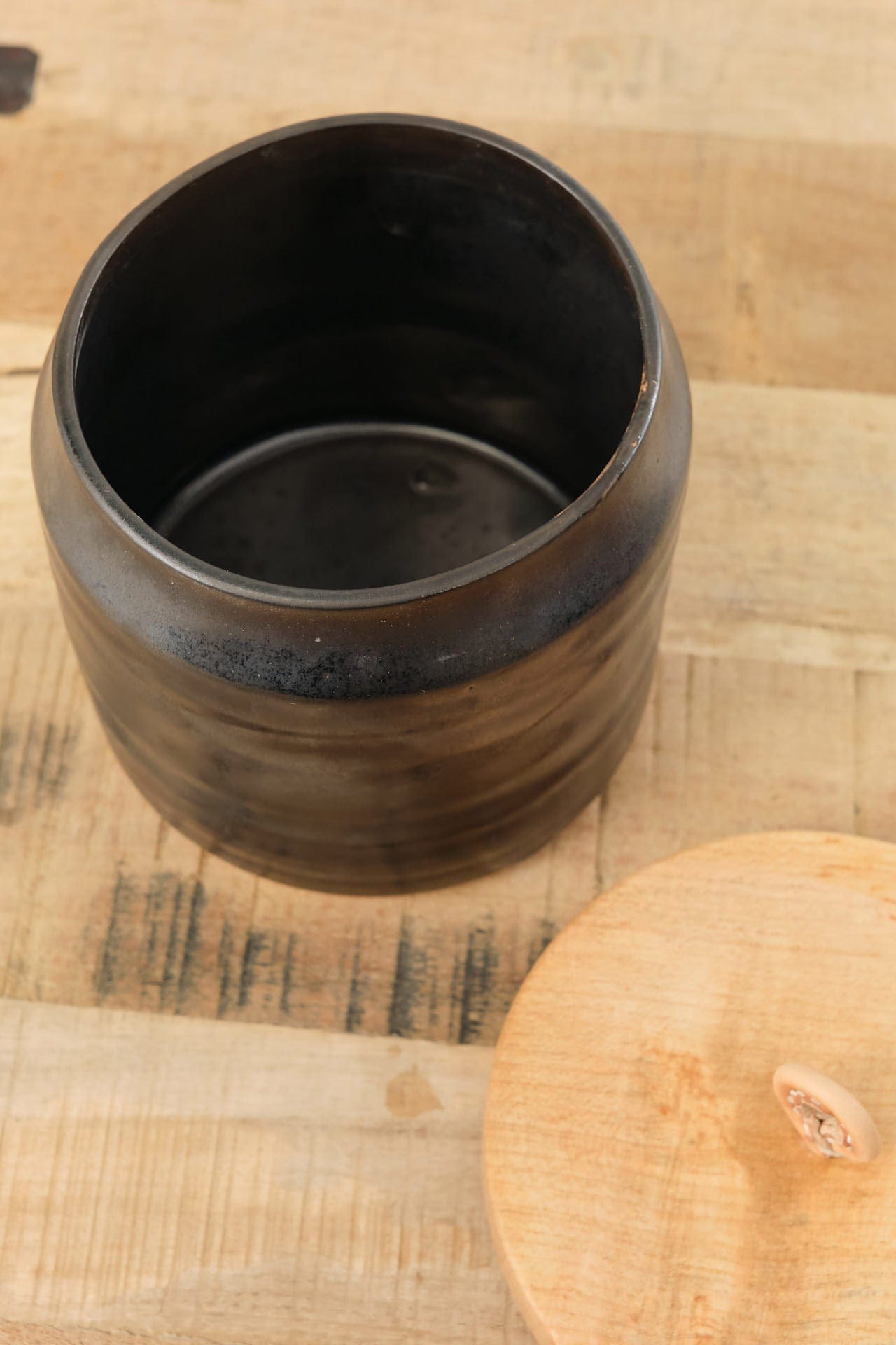 DBO Home Home Vessels Large Bare Lidded Vessel in Mussel Mussel