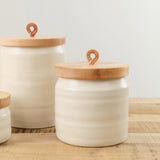DBO Home Home Vessels Large Bare Lidded Vessel in Snowflake Snowflake