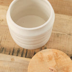 DBO Home Home Vessels Large Bare Lidded Vessel in Snowflake Snowflake