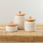 DBO Home Home Vessels XL Bare Lidded Vessel in Snowflake Snowflake