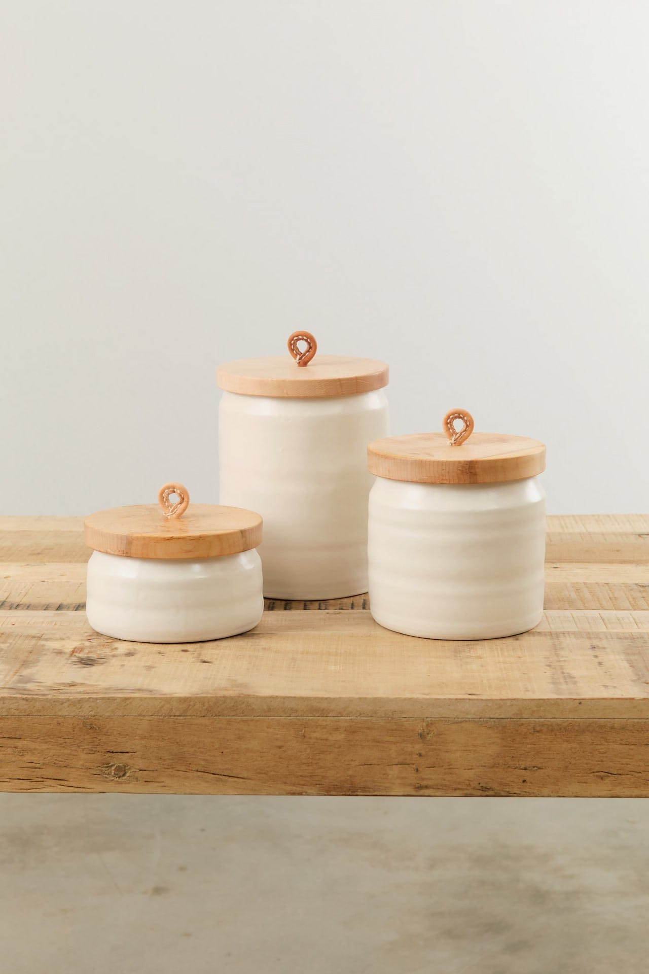 DBO Home Home Vessels XL Bare Lidded Vessel in Snowflake Snowflake