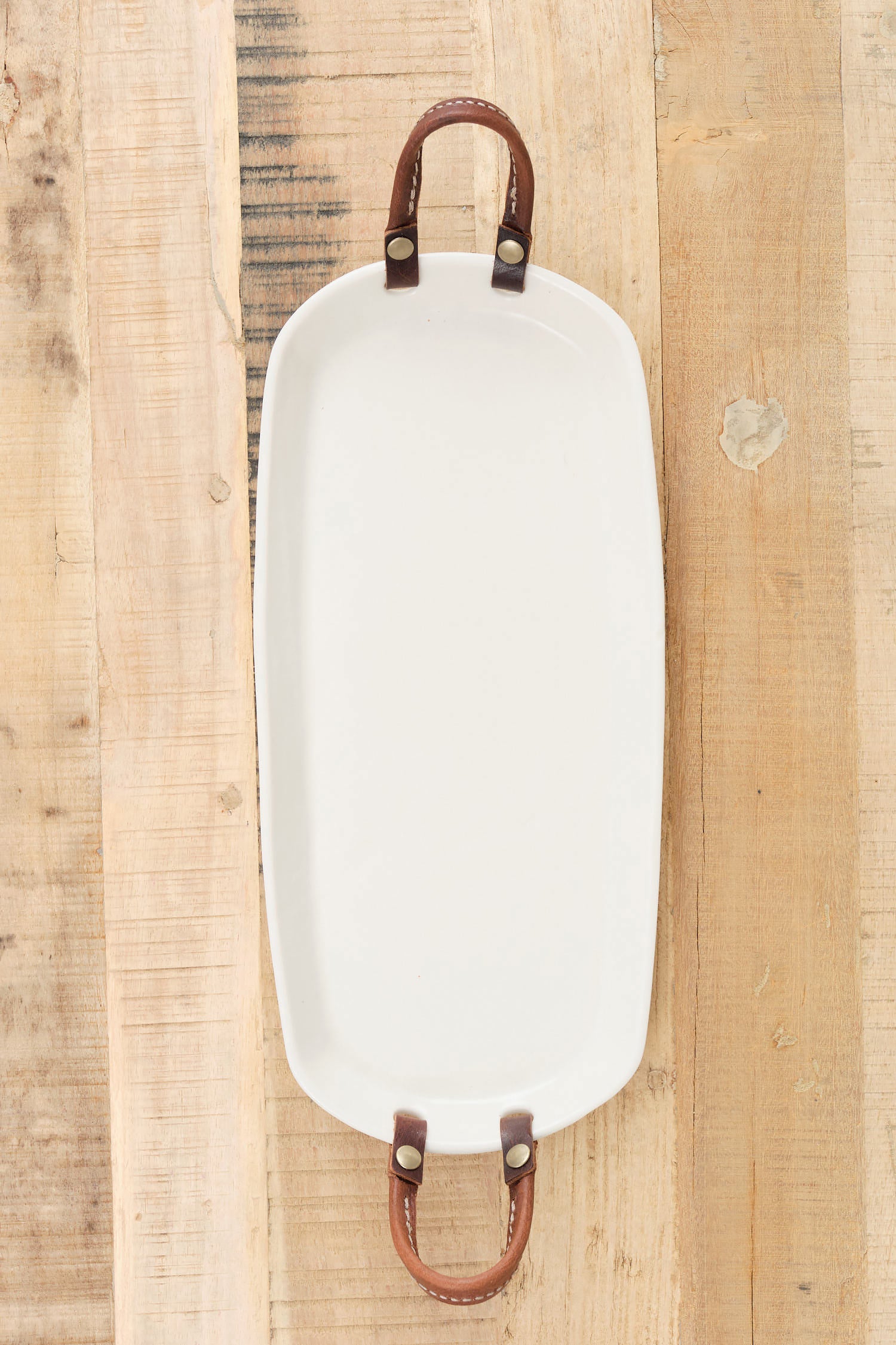 Remo Long Tray by DBO Home in Snowflake